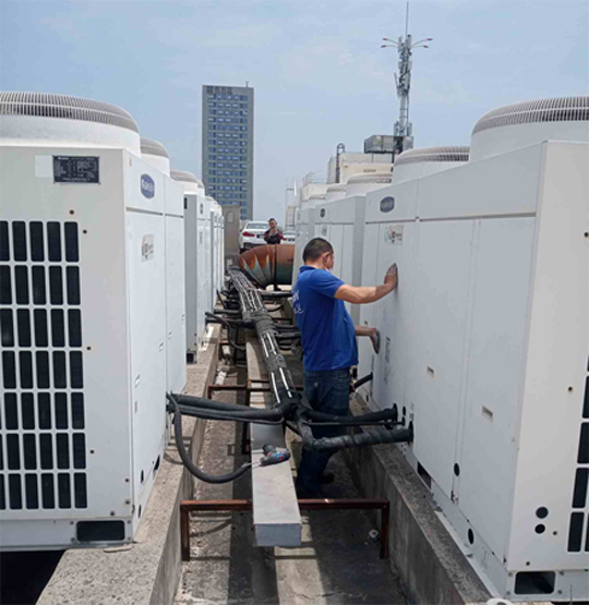 长泰中央空调制热和不制冷系统维修方法